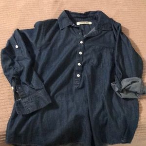 Blue jean shirt